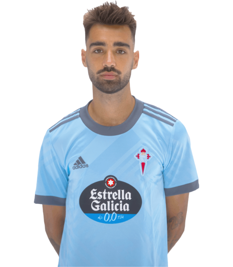 Imágen del jugador Brais Méndez posando