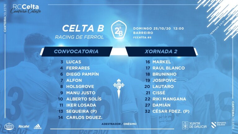 convocatoria celta b ferrol 241020