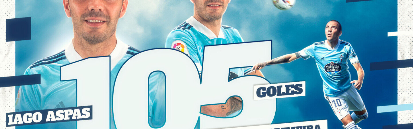 iago aspas record goles primera 105