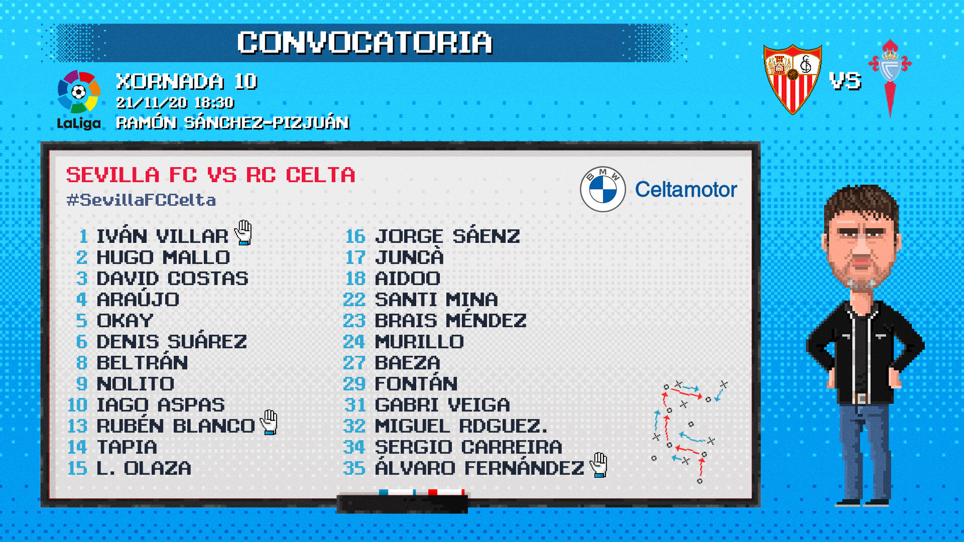 convocatoria celta sevilla 201120