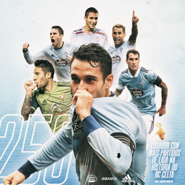 hugo 250 partidos liga celta cuadrada