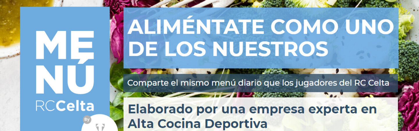 menu celta banner