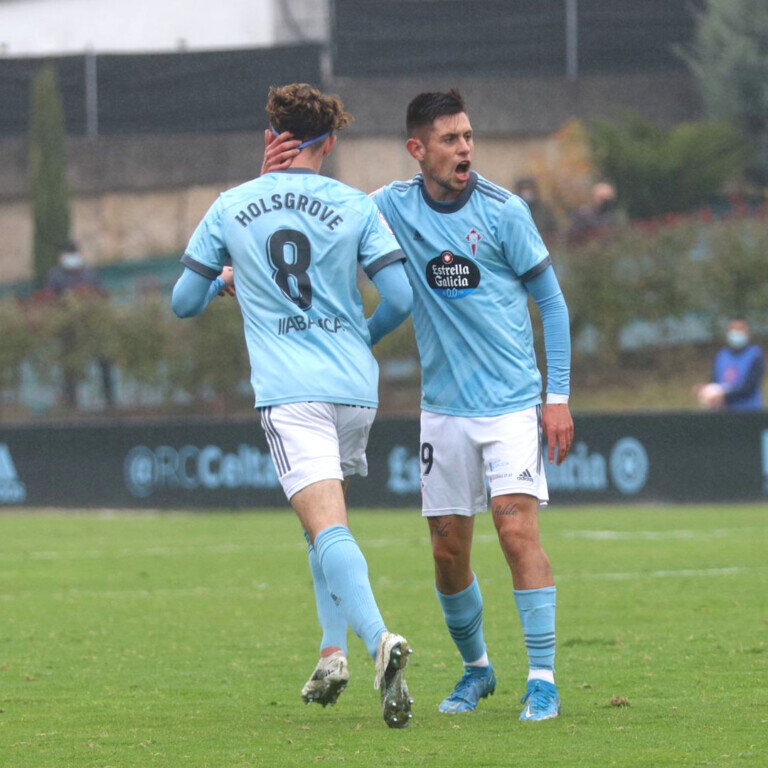 holsgrove celebracion gol celta extremadura 281121 cuadrada