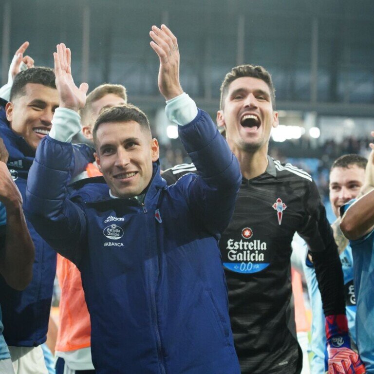 hugo mallo dituro celebracion celta barcelona 061121
