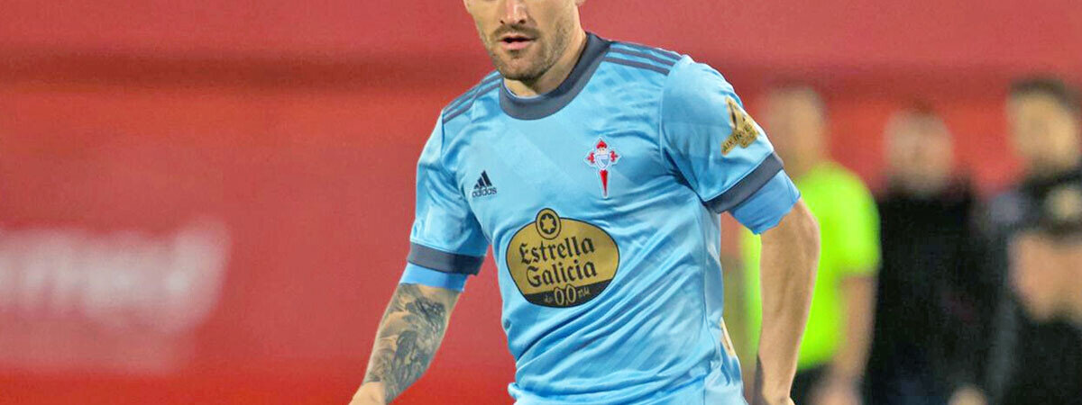 javi galan mallorca celta camiseta estrella galicia dorada hztal