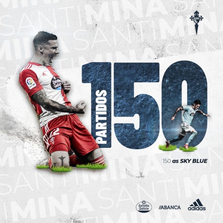20220119_RCCeltaVsCAOsasuna_SantiMina_150partidos