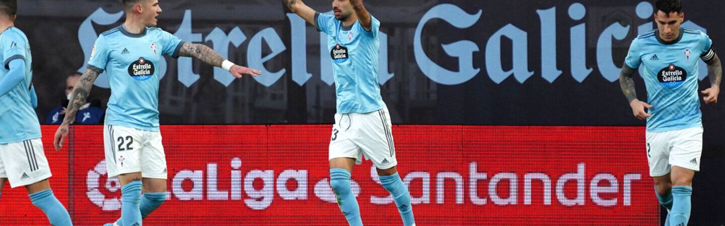 brais mendez celebracion gol celta rayo 050222