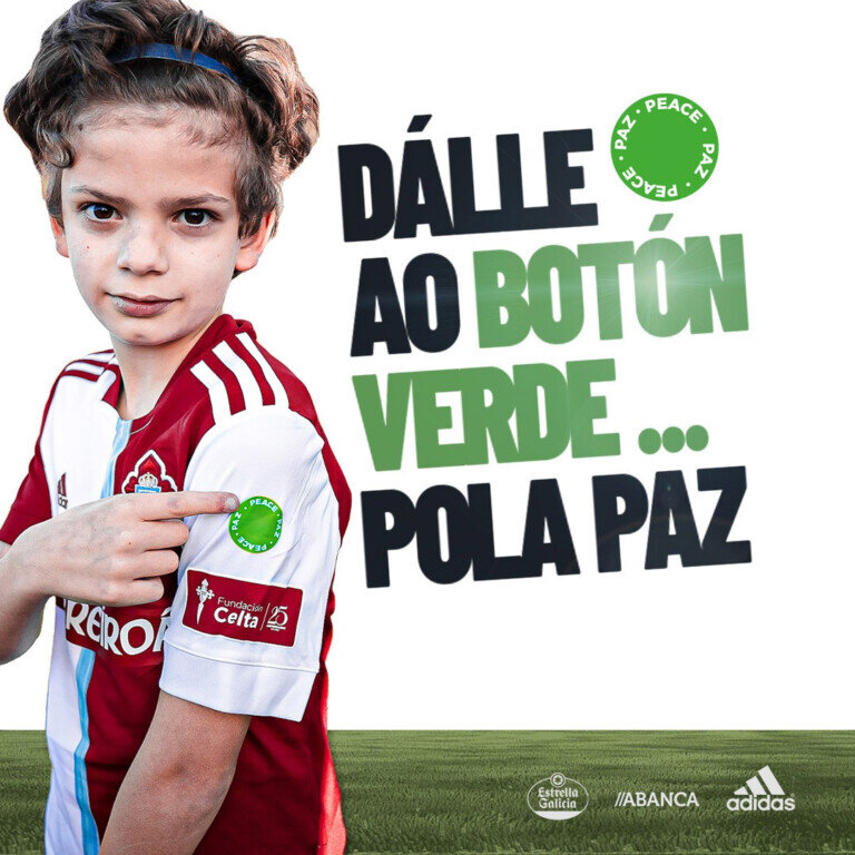 boton verde por la paz