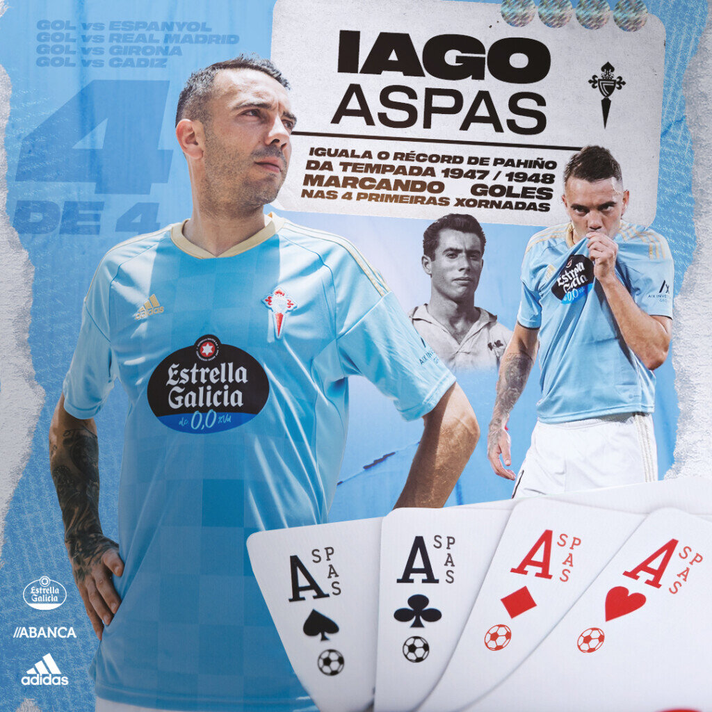 Un histórico Iago Aspas guía al RC Celta a la victoria ante el Cádiz (3 ...