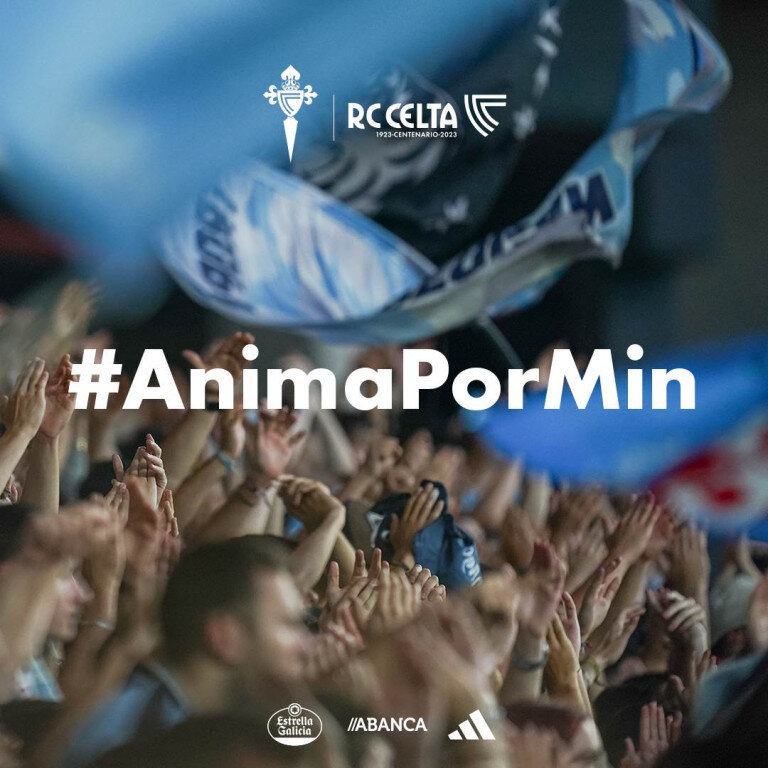 Anima por min. Cartel promocional cesión de abonos RC Celta