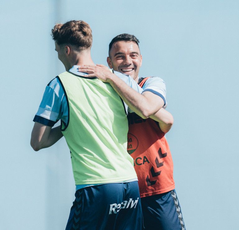 20250409_Entrenamiento_IagoAspas, WilliotSwedberg-2
