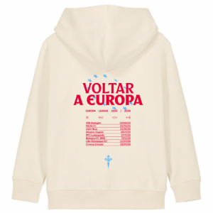 Hoodie Infantil Beige Voltar a Europa Tour