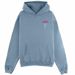 Hoodie Azul Lavado Voltar a Europa Tour